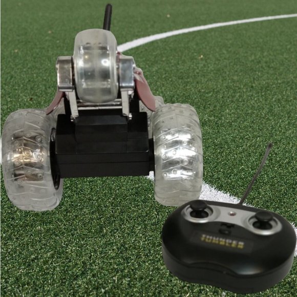 Blue Hat Radio Controlled Thunder Tumber Red 360 Degree Rally Car w/ LED Lights - Picture 12 of 16